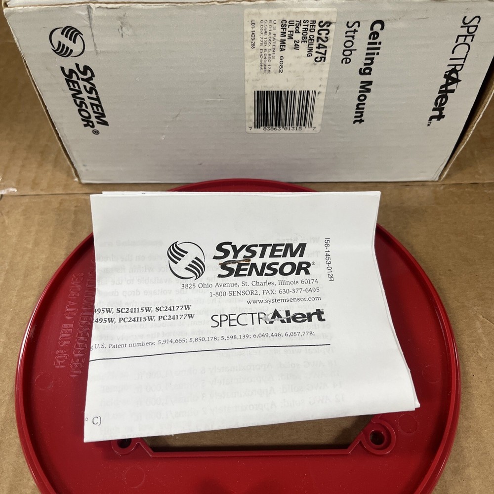 System Sensor SC2475 Ceiling Mount Strobe NOS