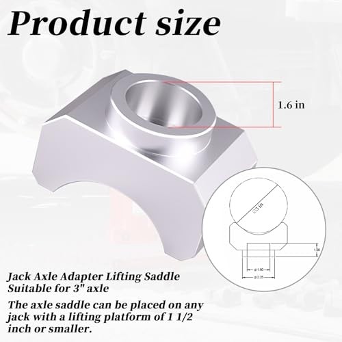 Jack Axle Adapter Lifting Saddle Suitable for 3-inch axle，Compatible with