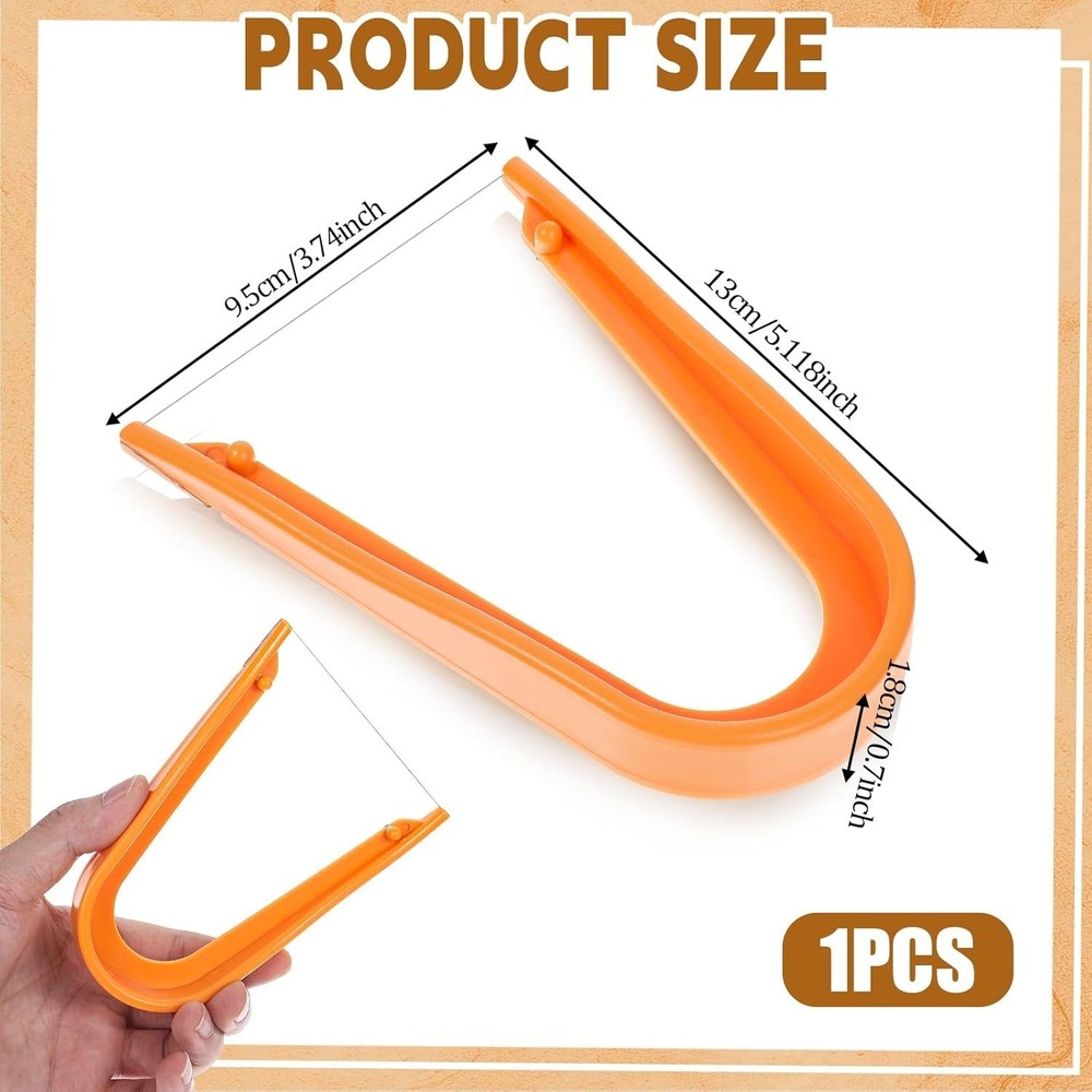 Pottery Clay Wire Cutter Plastic Handle U Shape Mud Cutting Tool 5.1