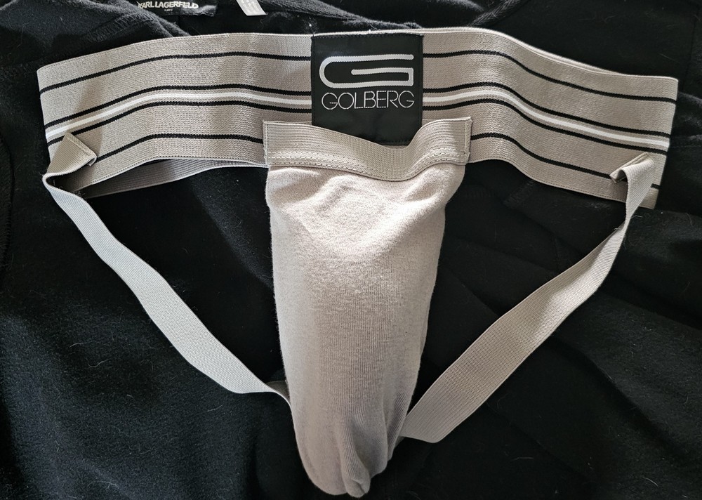 New Golberg Athletic Supporter Jock Strap with Removeable Cup Medium