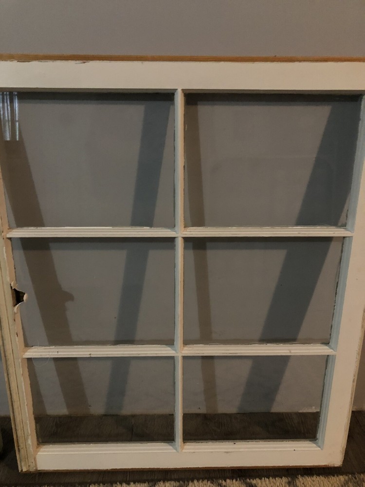 antique window glass panes