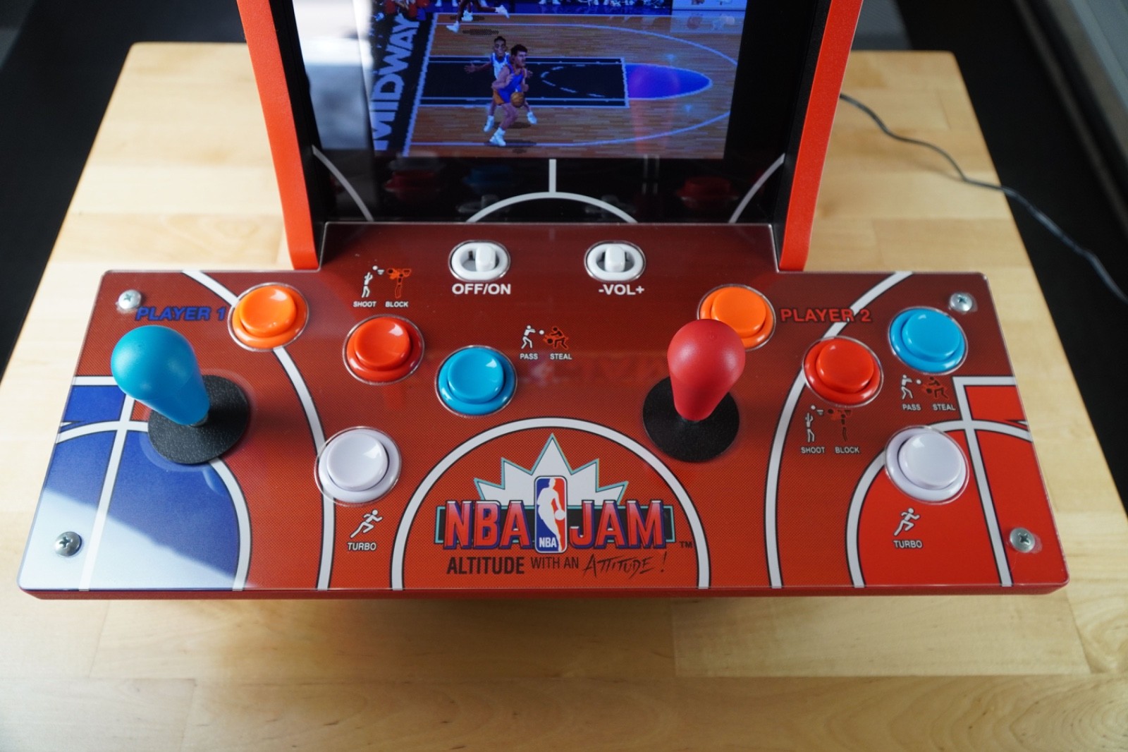 Arcade1Up NBA JAM 2 Player Countercade - Bar top Arcade - Great Condition - USED