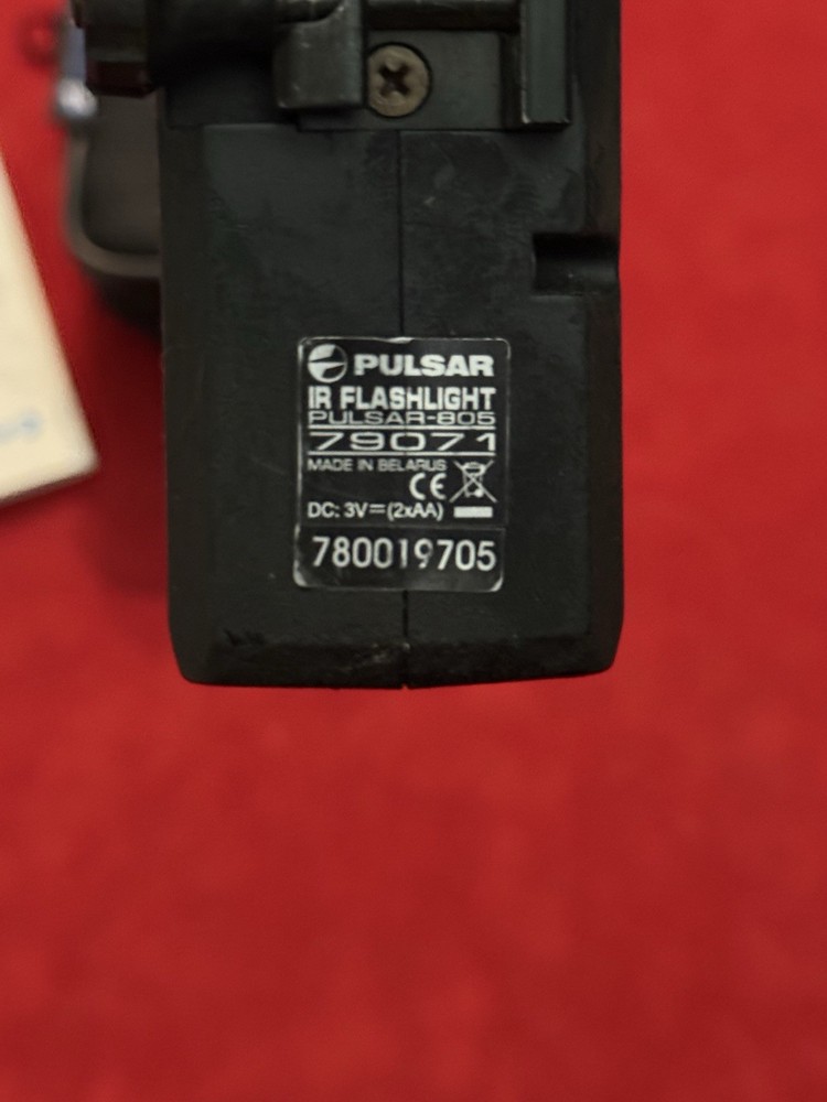 Pulsar-805 infrared emitter supplementary flashlight enhancer READ