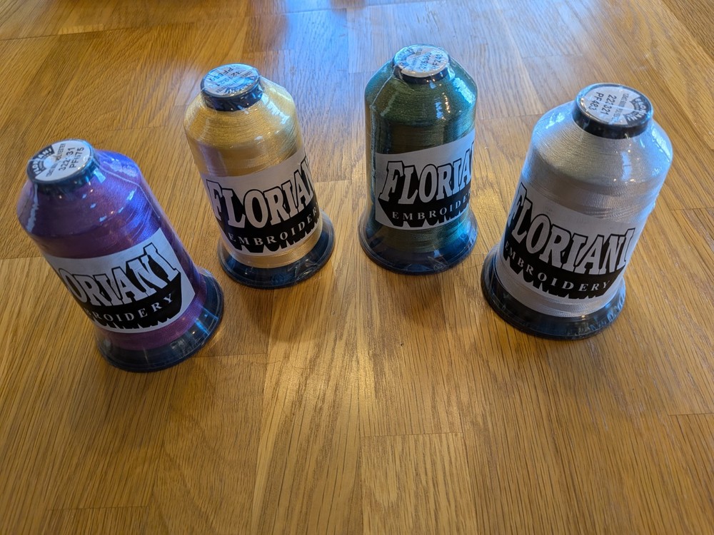 4 Floriani Embroidery Thread  5000m / 5500 Yards 100% Polyester Machine #B