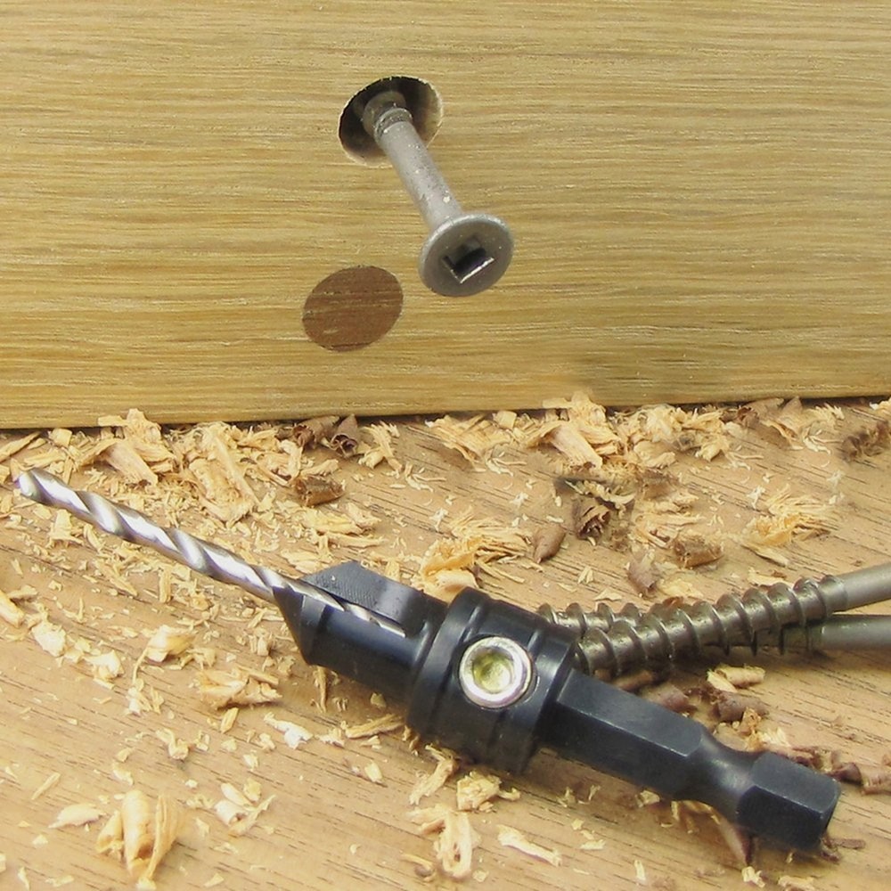 Make it Snappy Tools Brand Quick-Change 5-Pc. Countersink Drill Bit Set with ...