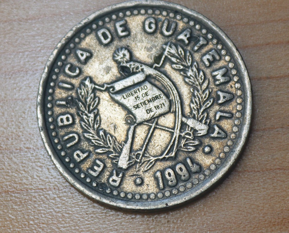 1994 Guatemala 25 Centavos