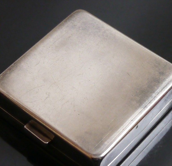 Authentic GUCCI Pill case Accessory case Sterling Silver #8795