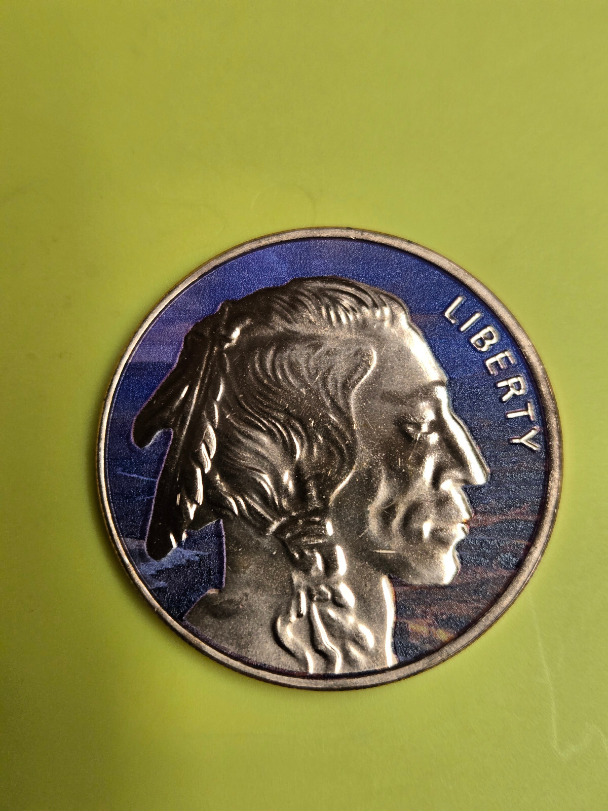 Colorized Copper BUFFALO Rounds .999 Fine Copper  - Free Delivery