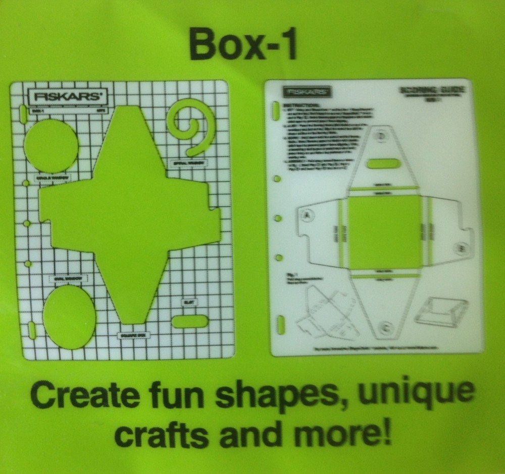 Fiskars Shape Template & Scoring Guide Set - Box 1- 4873 - NEW
