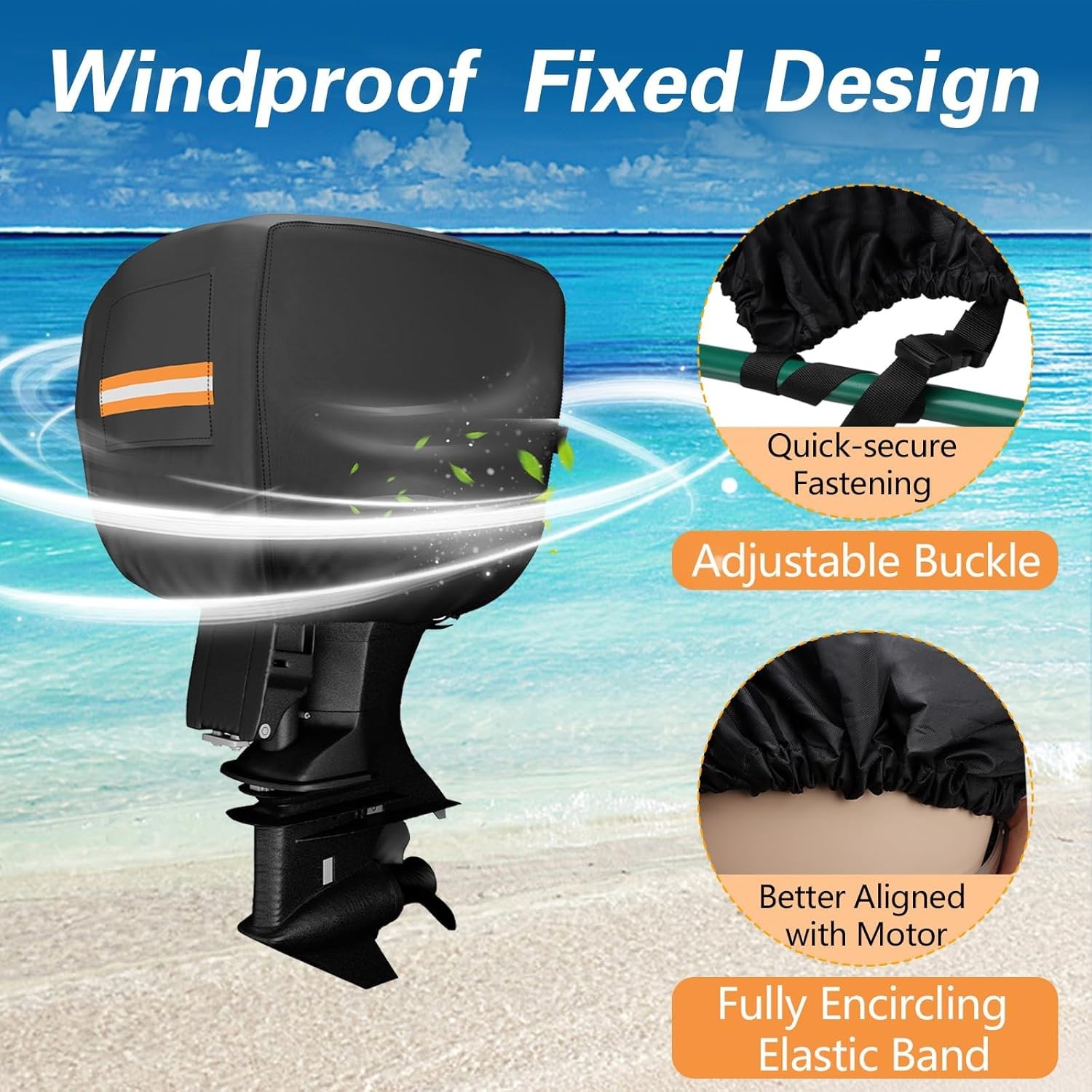 Outboard Motor Cover for Motor 50-115HP Waterproof Heavy-Duty Boat Engine New