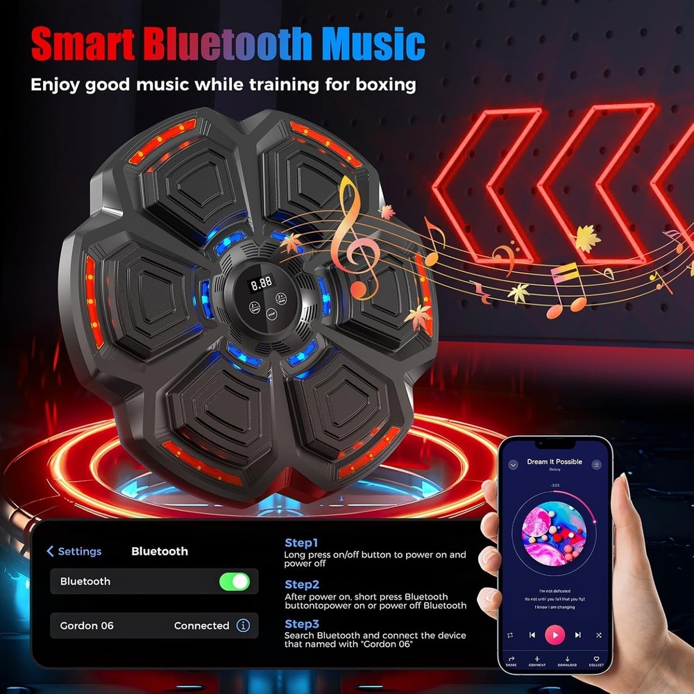 Music Boxing Machine - Black