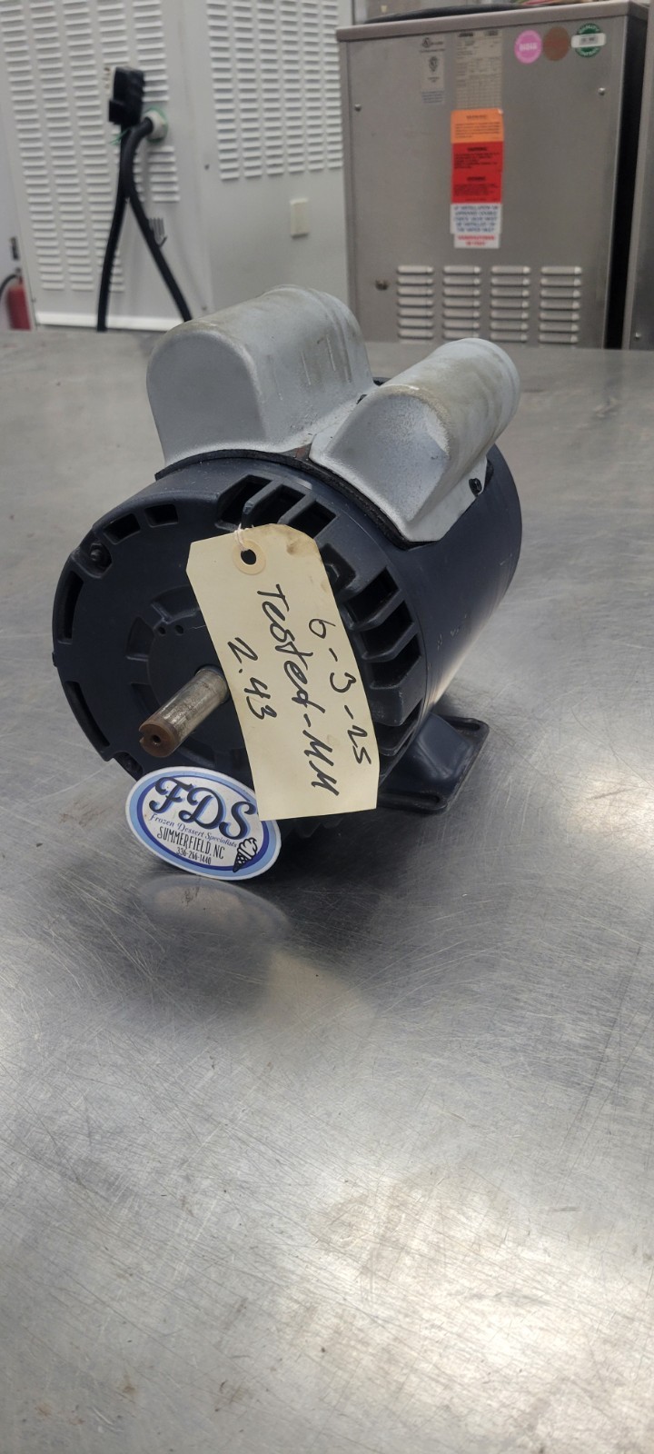 Stoelting F231 Yogurt Ice Cream Machine Beater Motor 522858 *Full Rebuild*