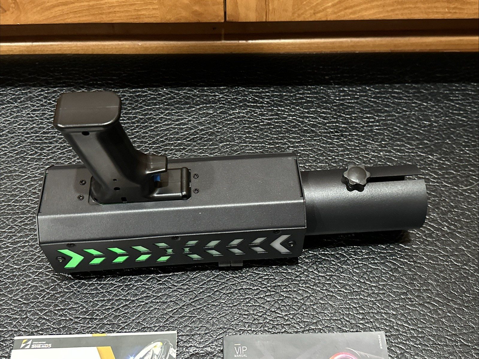 SHEHDS Rechargeable RGB Confetti Cannon w/ LED Effects 20-26ft Party Event