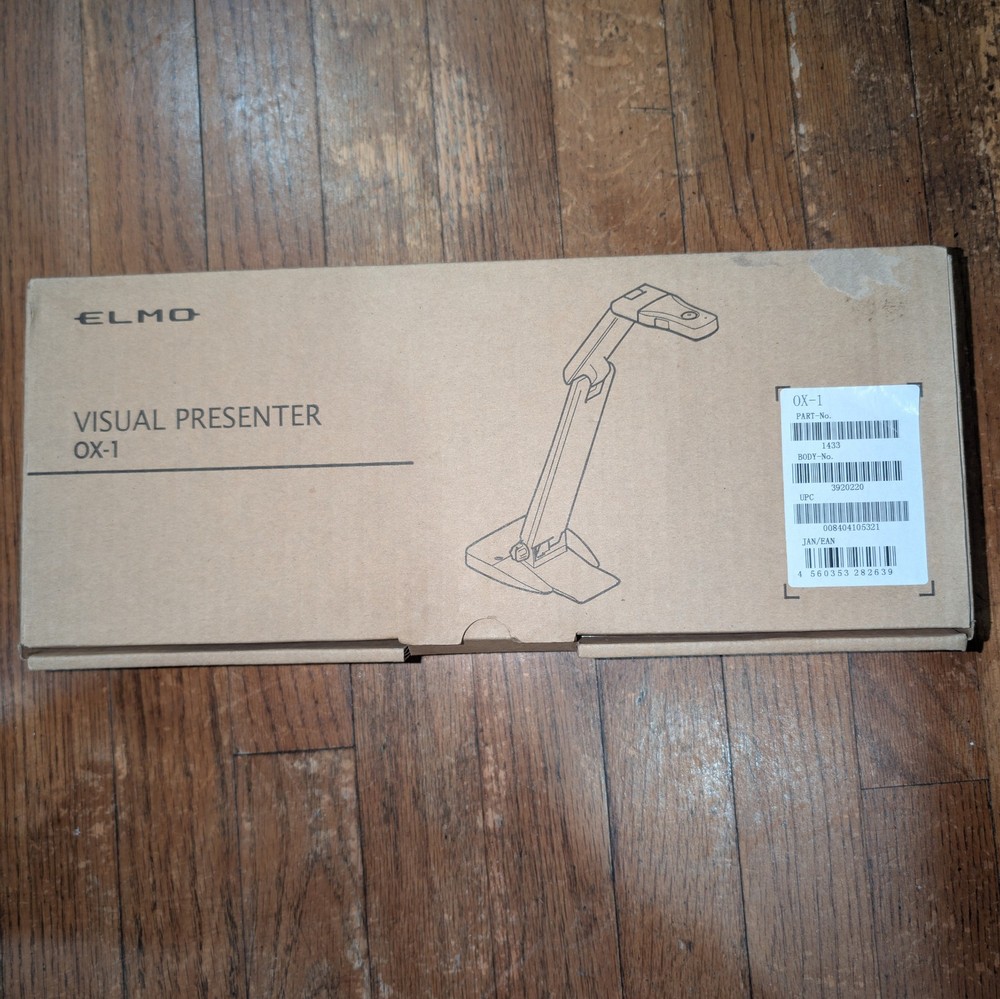 Elmo OX-1 Portable Visual Presenter 1080P over USB Digital Document Camera