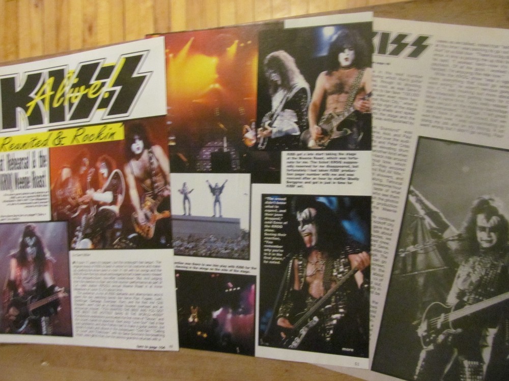 Kiss, Three Page Vintage Clipping