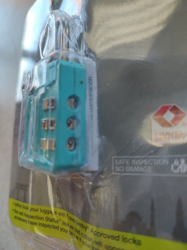 CVS TSA Inspection Status Combination Lock