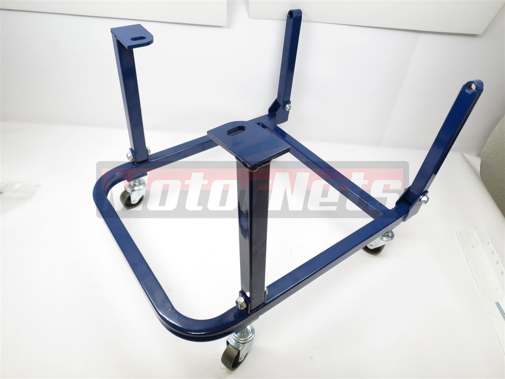 Foldable Blue Engine Wheeled Cradle Stand for Ford Small Block SBF Easy Storage