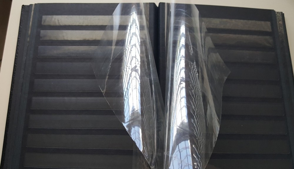 PREMIUM SHOWGUARD ALLIGATOR STOCK BOOK - 32pgs, acetate strps, dbl acetate inter