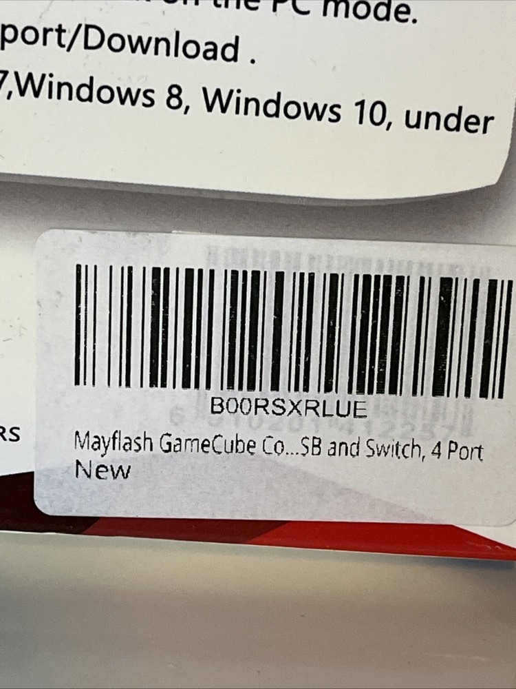 Mayflash GameCube Controller Adapter for Wii U, PC USB and Switch, 4 Port