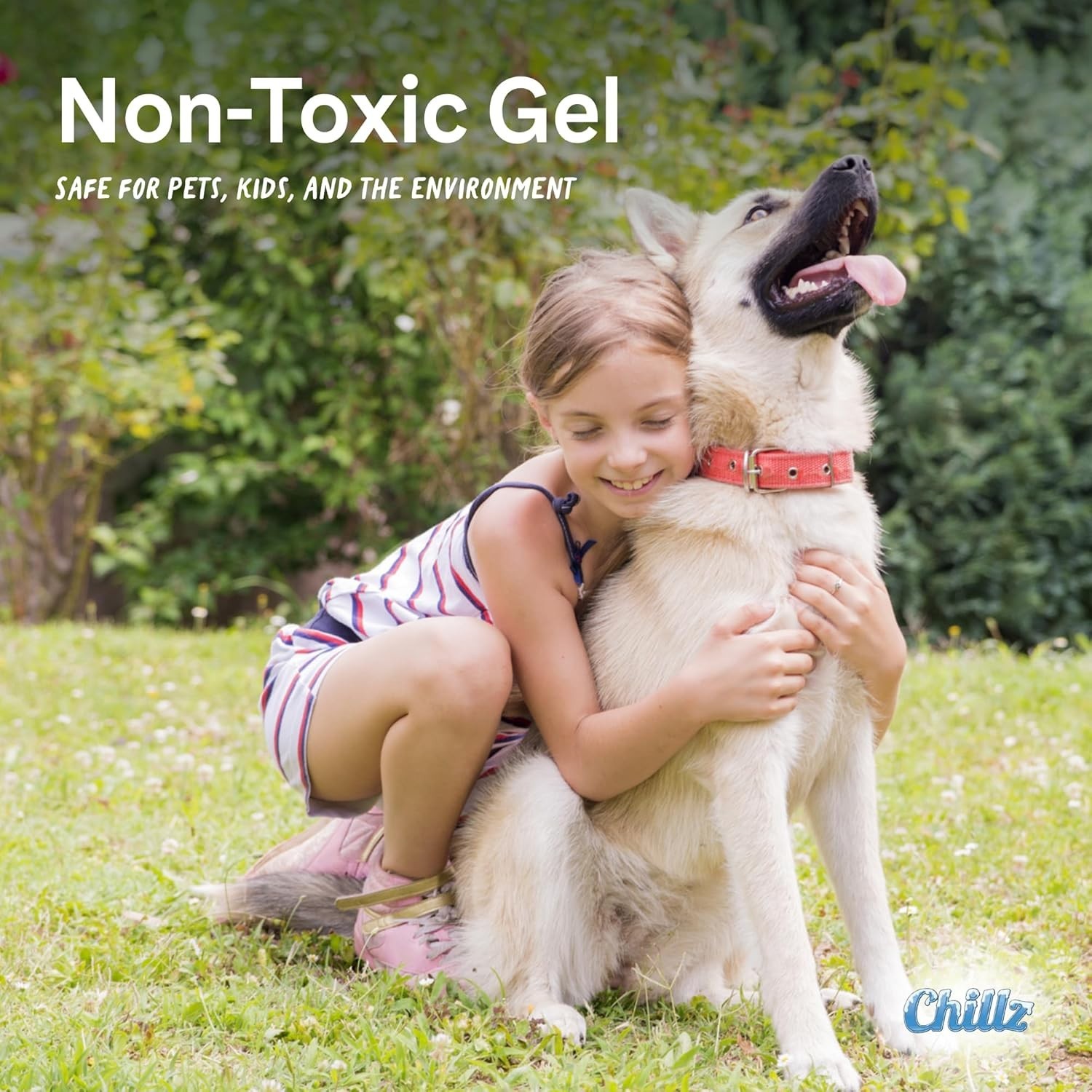 The Green Pet Shop Chillz Gel Mat, Medium - Pressure-Activated Cooling Pad