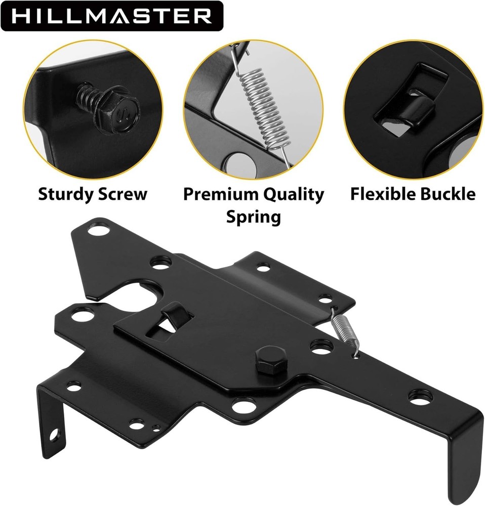 Alloy Steel Black Automatic Gate Latch for Enhanced Security & Durability