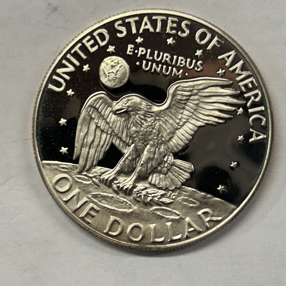 1978 S CLAD PROOF EISENHOWER DOLLAR FROM PROOF SET