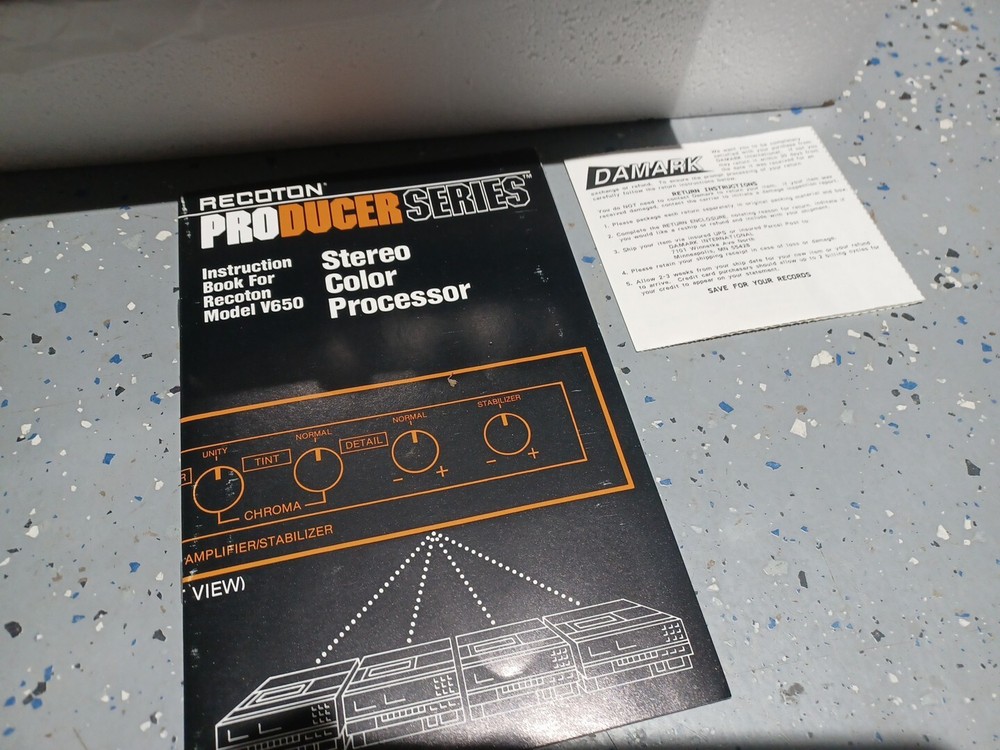 New Recoton V650 Color Processor Enhancer - Rare -