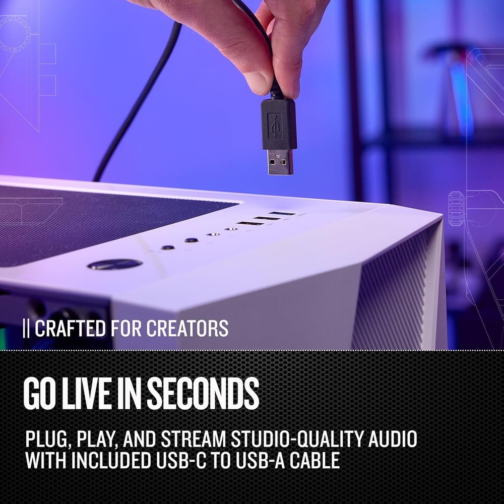 RIG M2 STREAMSTAR PRO HD Wired USB Streaming Microphone