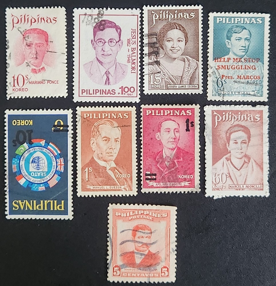 Vintage Philippines stamps