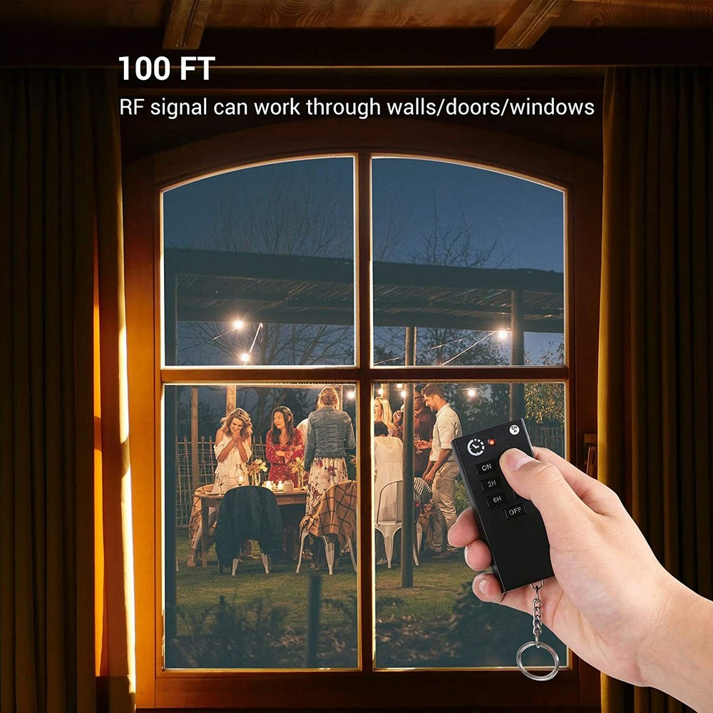 DEWENWILS Remote Control Outlets Timer Halloween Range Plug in Timer Switch