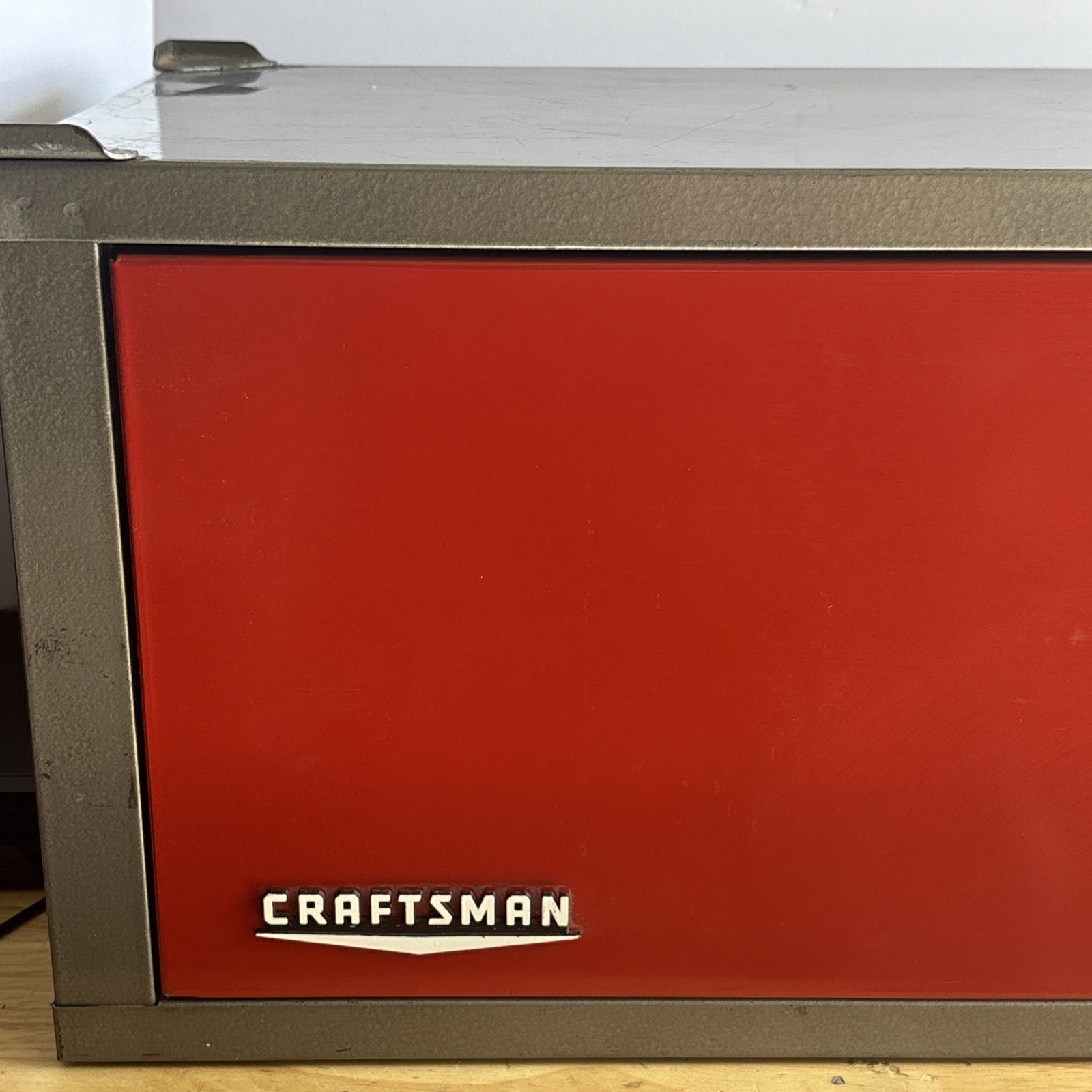 Craftsman Mid Riser Middle Intermediate Tool Box Chest 3 Drawer Vtg USA No Key