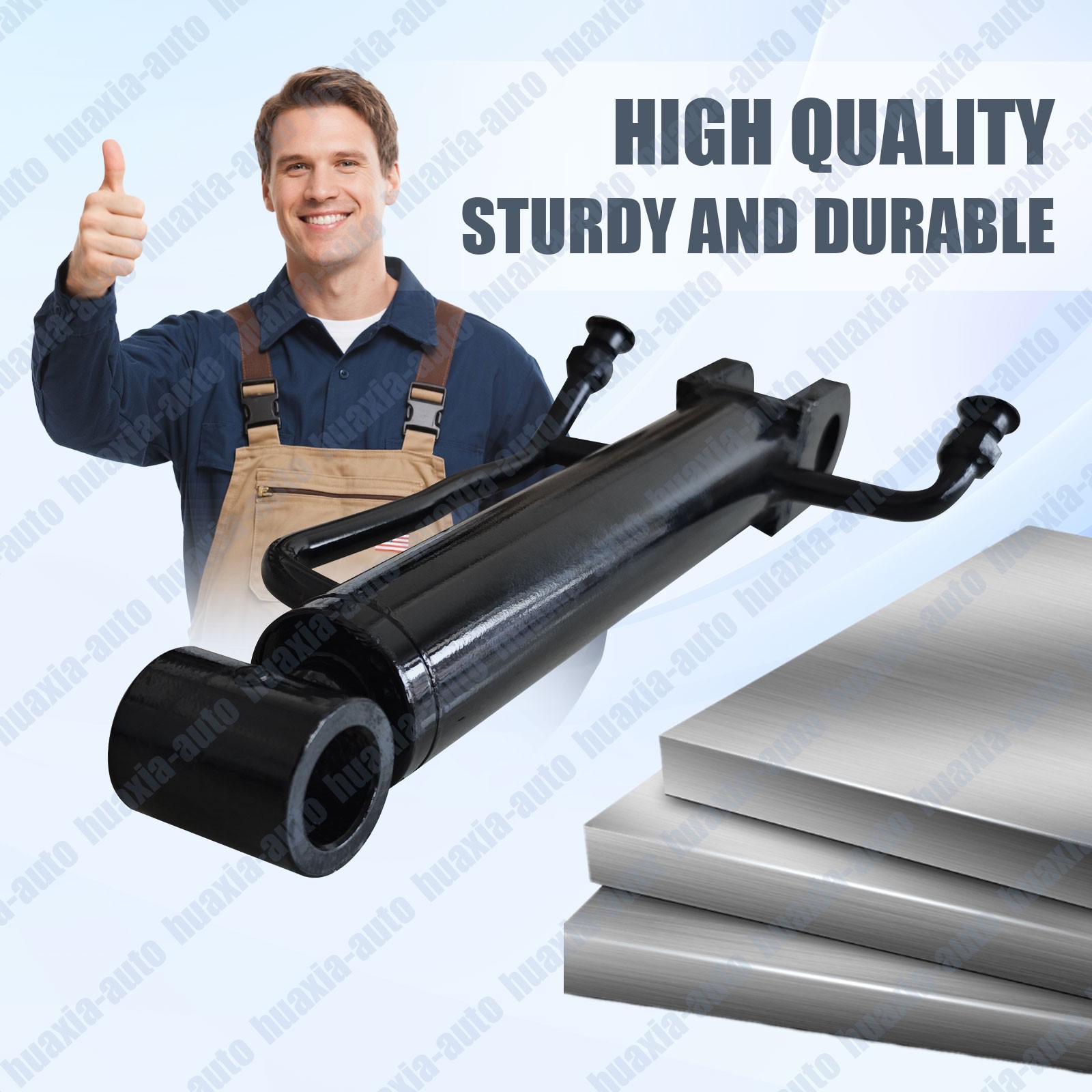 Mini excavator 3-hole thumb clamp oil cylinder replacement parts, brand new