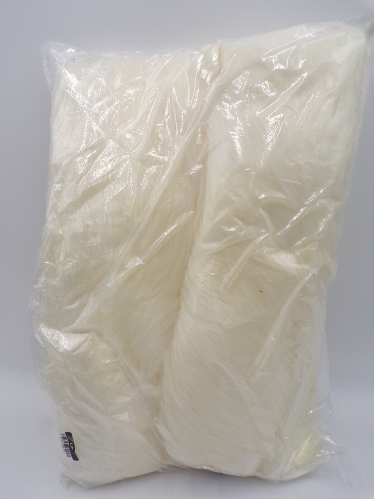 Pottery Barn Himalayan Faux Fur Bean Bag Chair Slipcover ONLY Medium Ivory 9696B