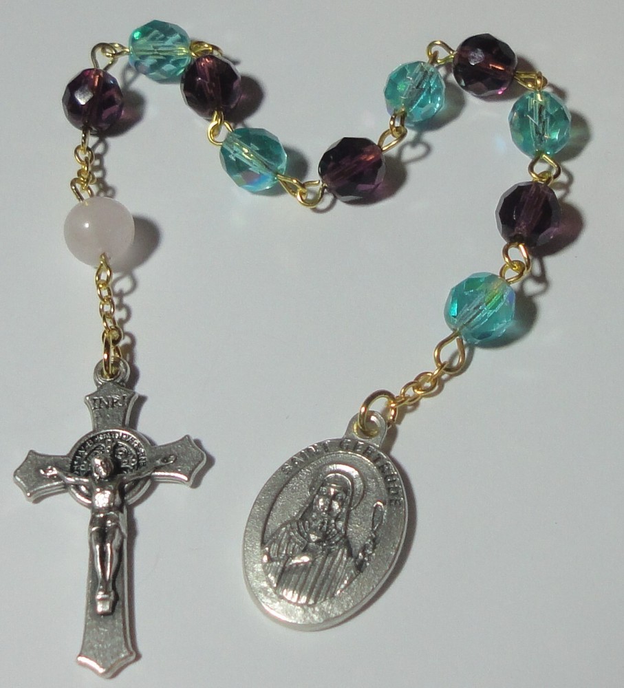 St Veronica Single Decade Rosary - Photographers, Textiles, Laundry Workers