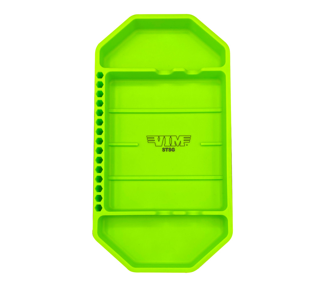 VIM Tools STSG - Small Silicone Tool Tray - Green - HI-VIZ