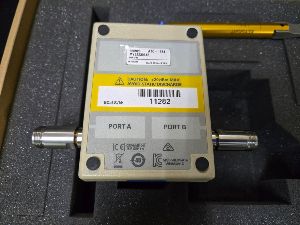 Keysight 85092C: 9GHz, Electronic Calibration Module Opt. 00F (0542)