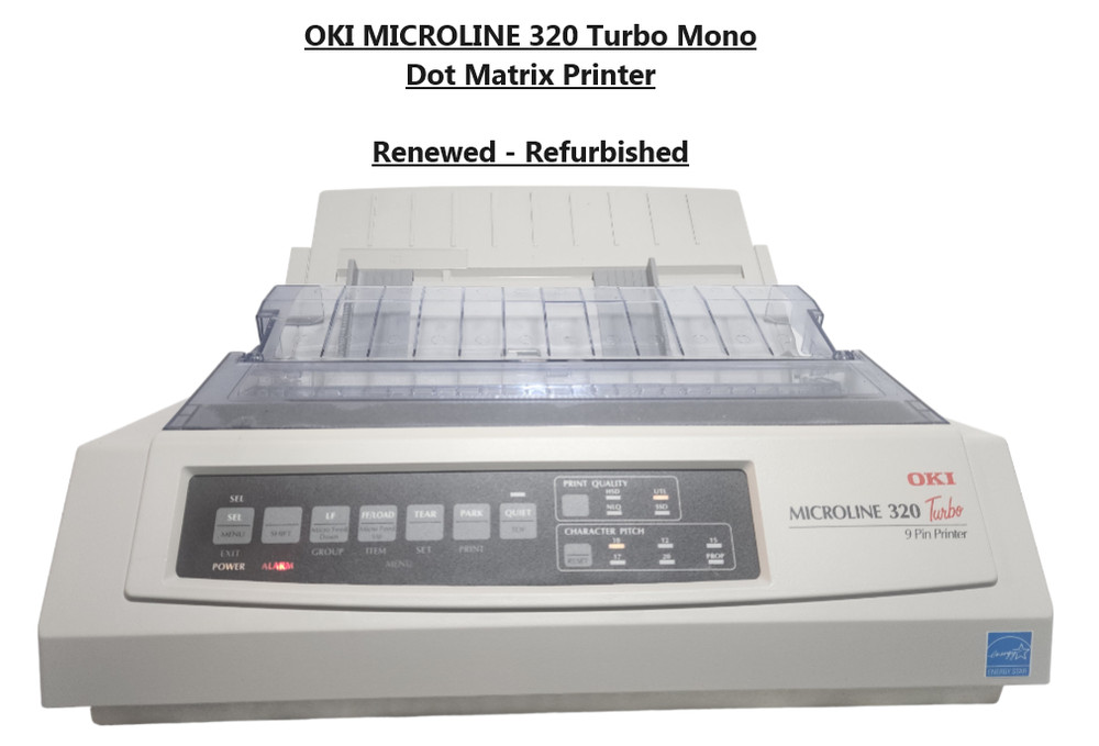 Oki MICROLINE 320 Turbo Mono Dot Matrix Printer | Dot Matrix Printer |