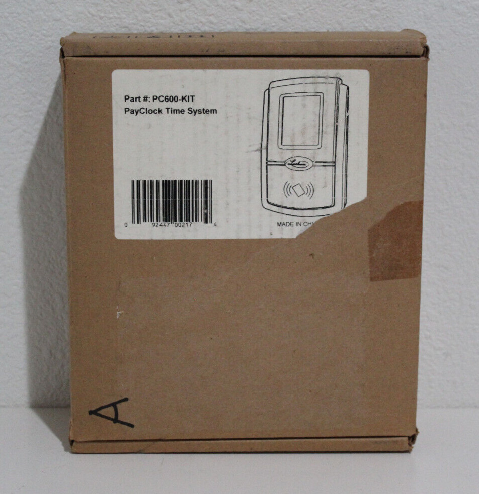 LATHEM PC400TX PayClock Time Clock Time Recorder With Power Supply