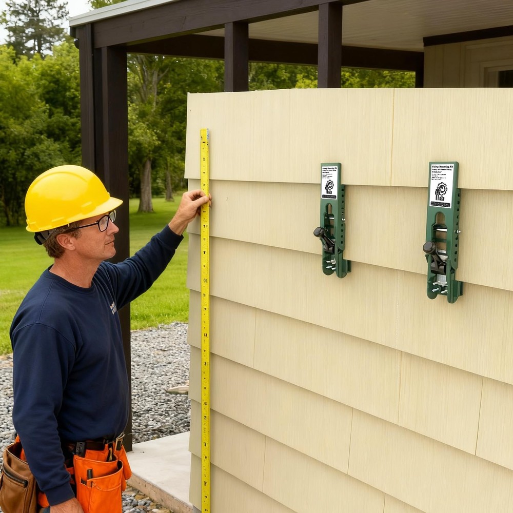 Siding Installation Tools, Siding Mounting Kit, Compatible with 5/16-Inch Fiber