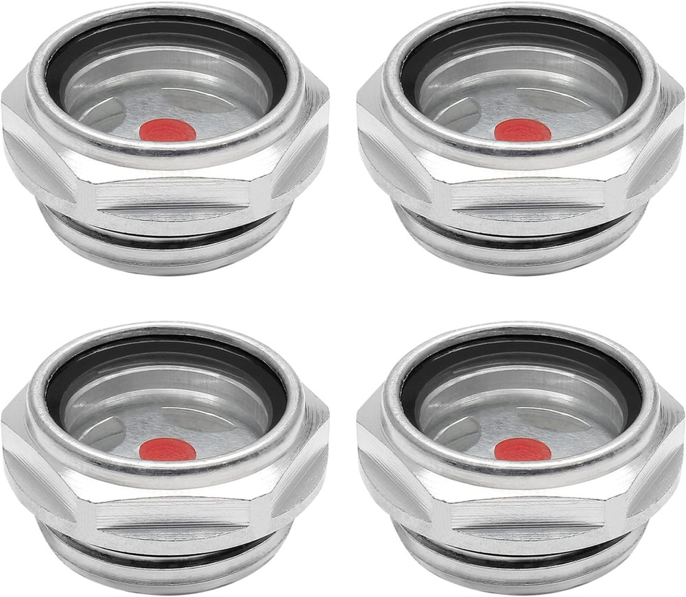 4-Pack Air Compressor Oil Sight Glass