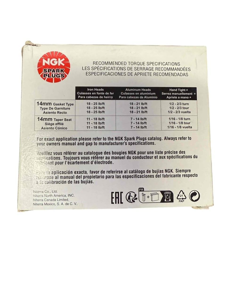 NEW 4 Pack NGK Spark Plugs BPR5ES-11 7634