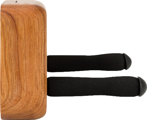 Genuine Fender Level-Up Stratocaster Guitar Wall Hanger/Holder, Mahogany