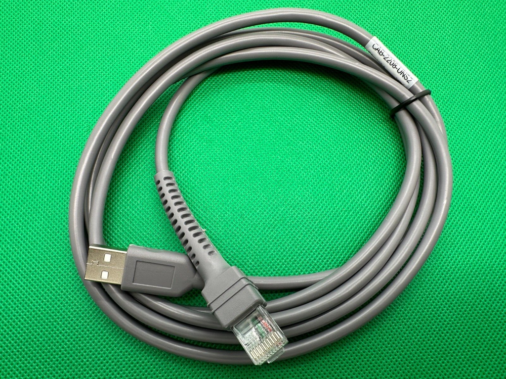 10pc Zebra DS2208 Barcode Scanners CBA-2208-UNS2 Cable 2 Meter（D42）