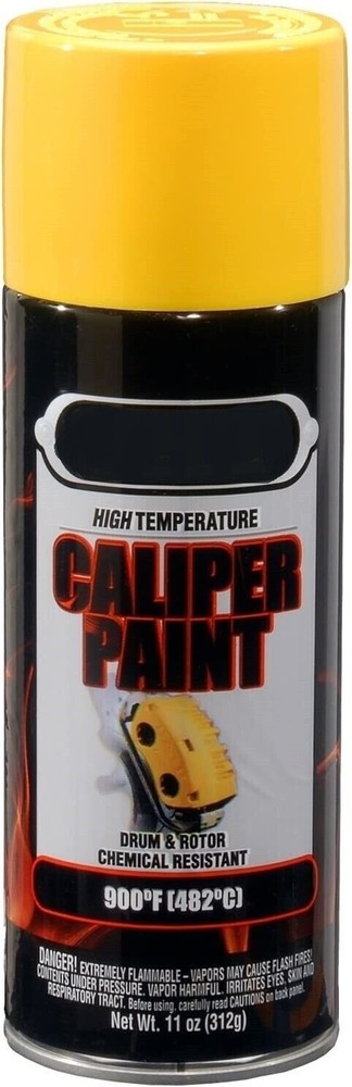 Ceramic Yellow Spray High Temp Coating Engine Caliper Brake Rotor Spring Paint