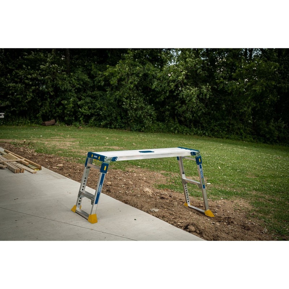 Werner Adjustable PRO Work Platform 25cm Height Aluminium Lightweight