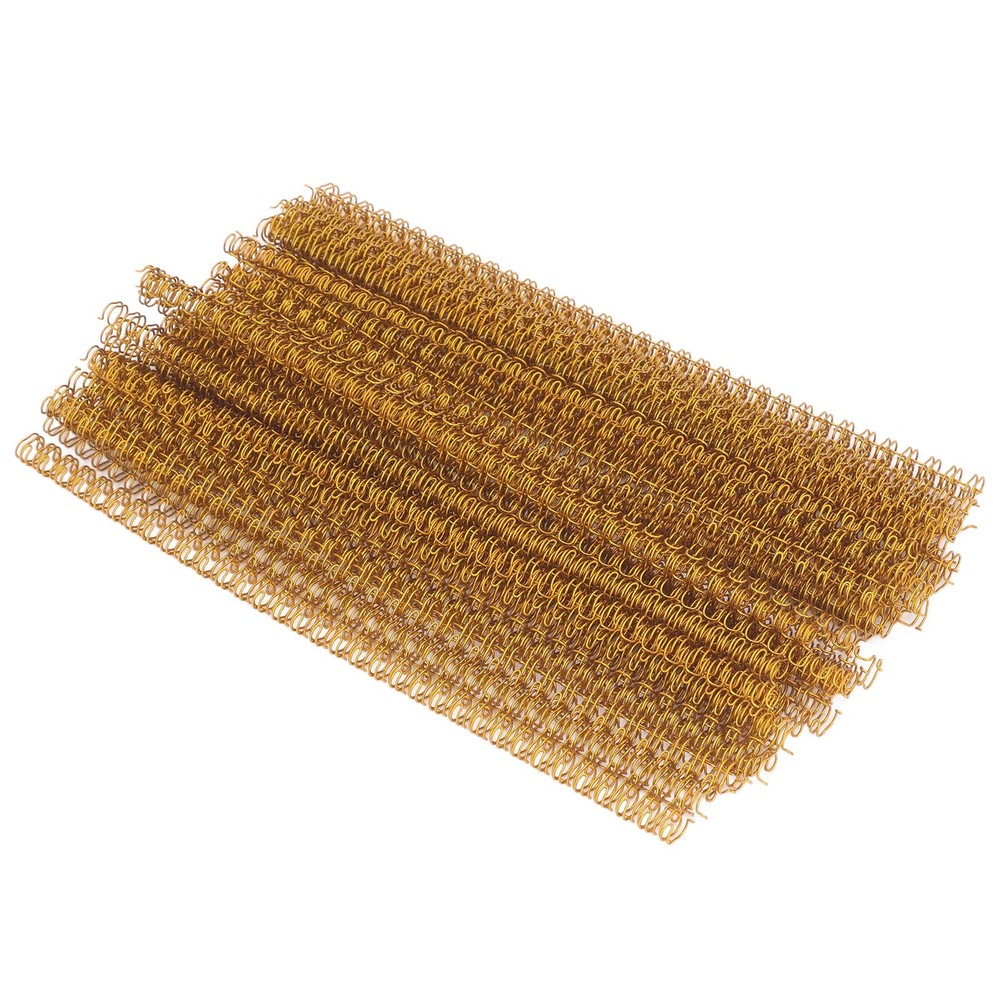 100Pcs Double Loop Wire Binding Spine Durable Set Kit For A4 Paper Popular