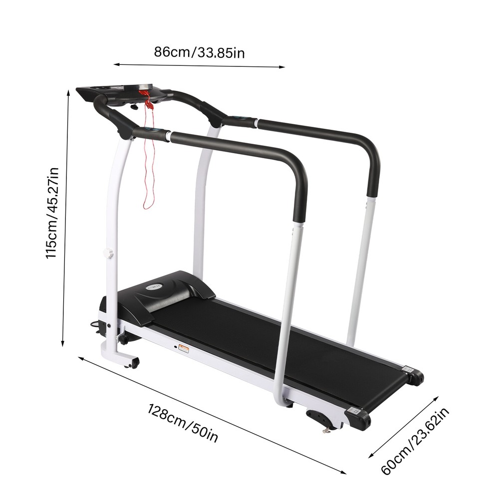 Multi-function Rehab Treadmill For Elderly, Indoor Exercise Machine 0.5-6Km/H US