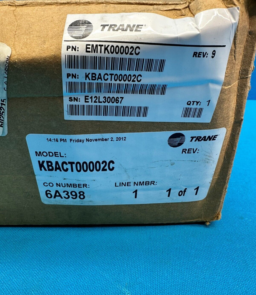 Trane EMTK00002C Tracker KBACT00002C REV:9