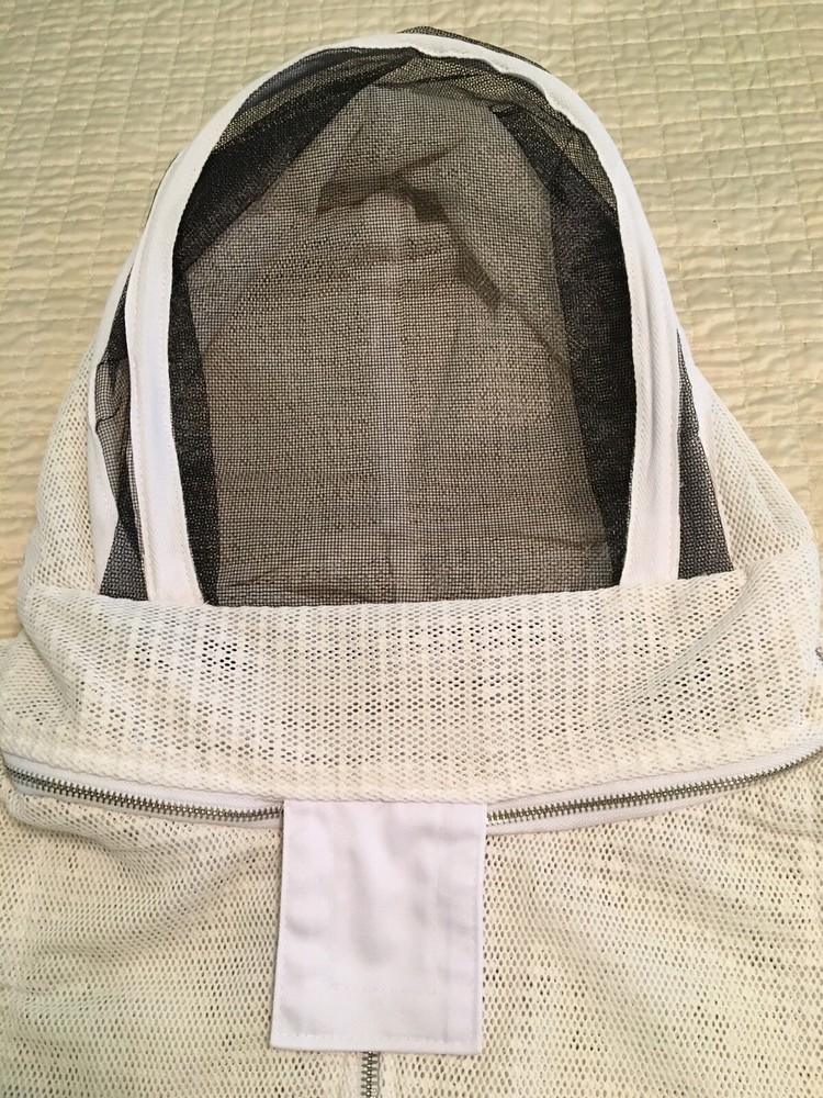 New Ventilated Beekeeping Suit 3 Layer Beesuit Size Large