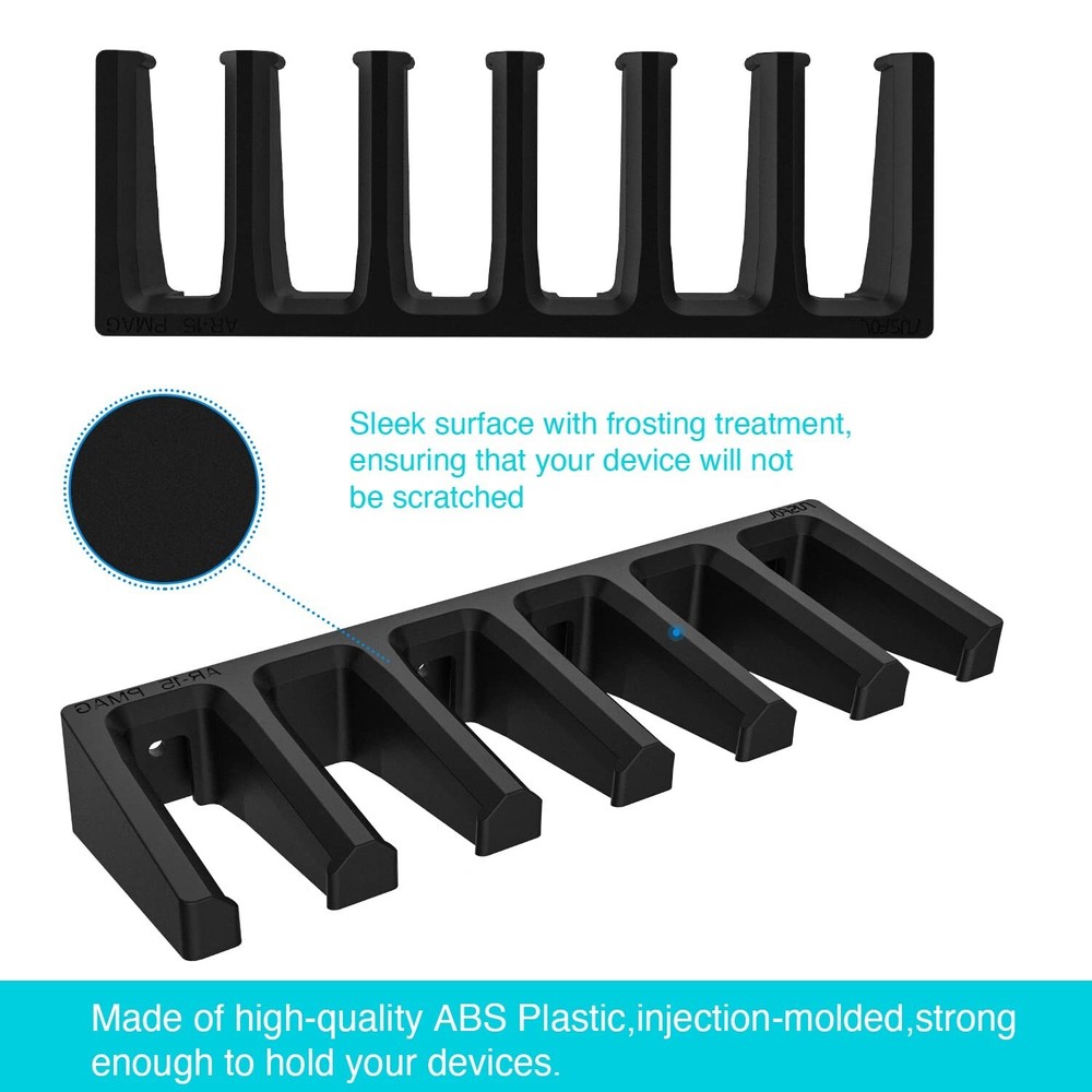Solid ABS Standard PMAG Wall Mount, Mag Holder, Home Magazine Storage Rack